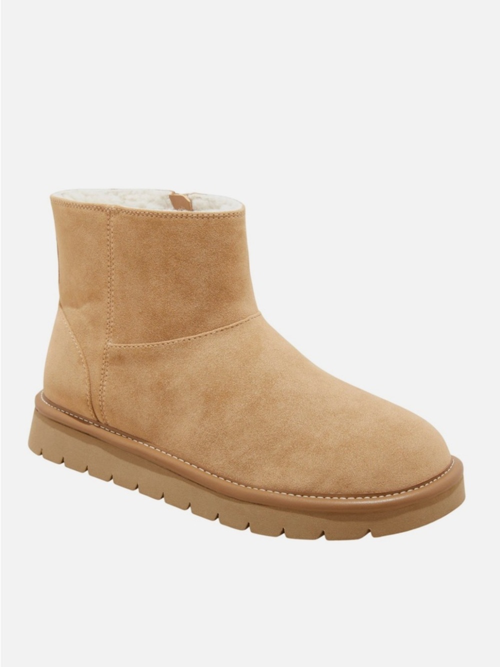 NWT universal Thread Womens May Faux Suede Booties 91791701 Tan Brown -US 6 /9